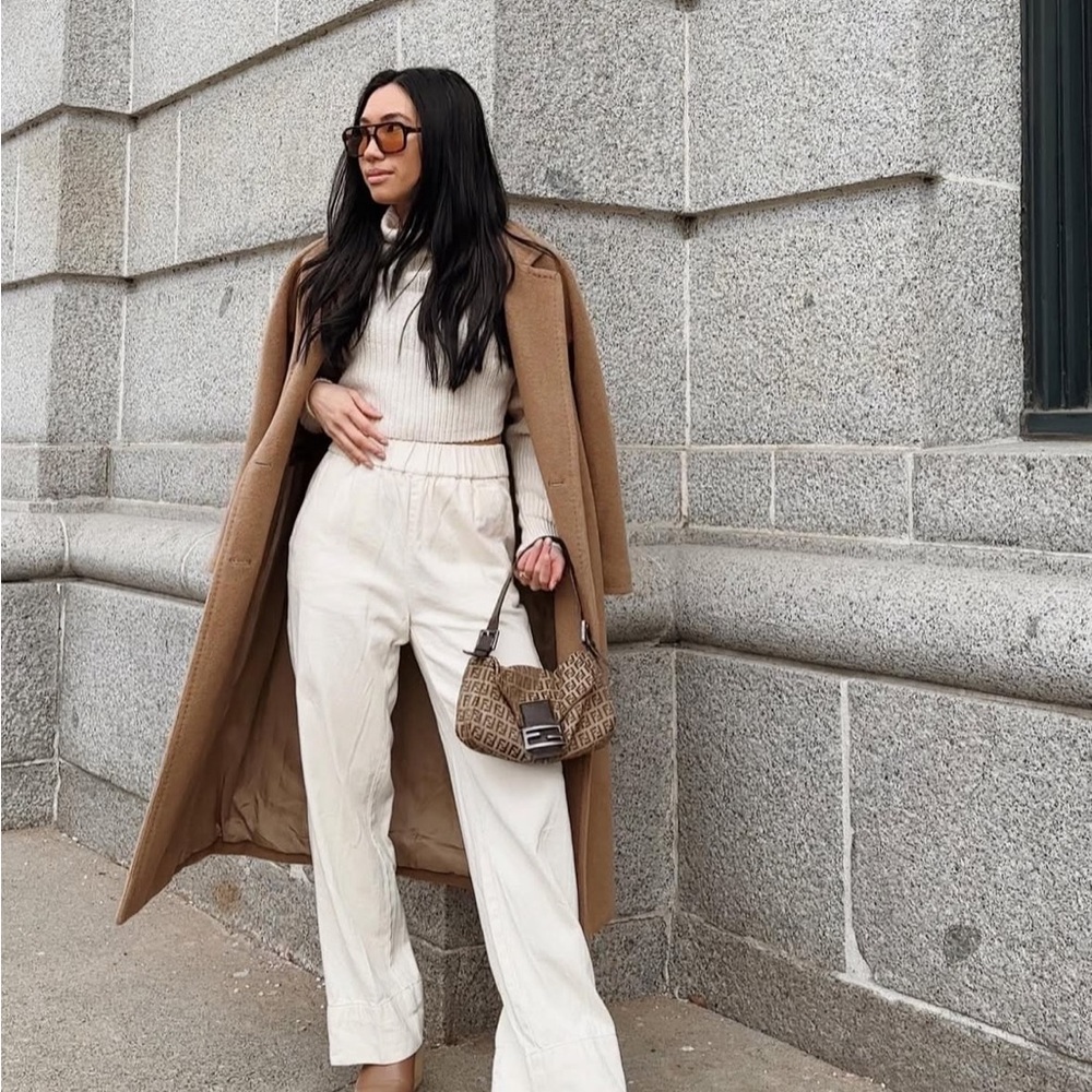 Fendi Zucchino Baguette Mini Vintage Bag